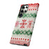 Icelandic Watercolor inspired by Christmas Sweaters - Impact Resistant Phone Case